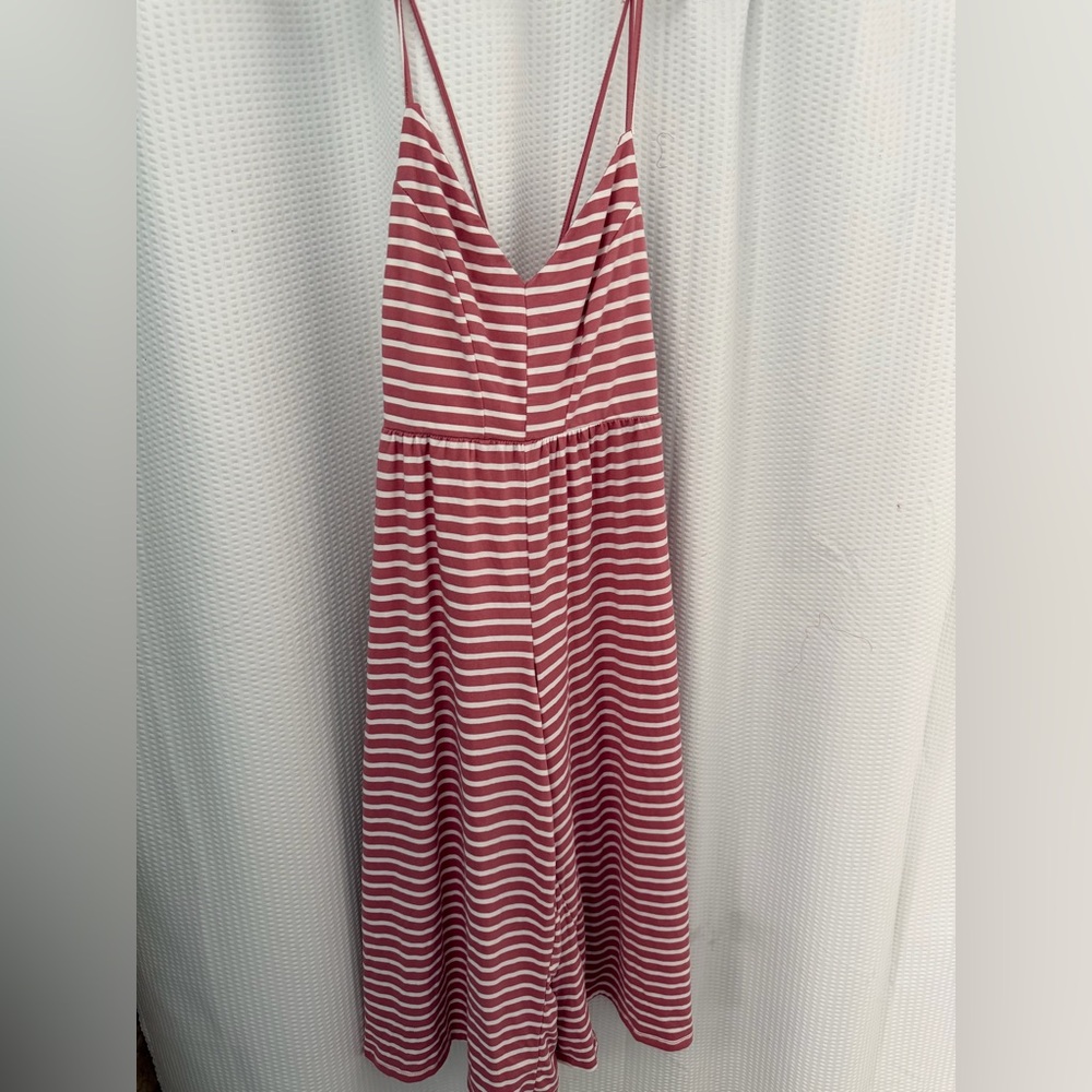 Striped Pink and White Dress